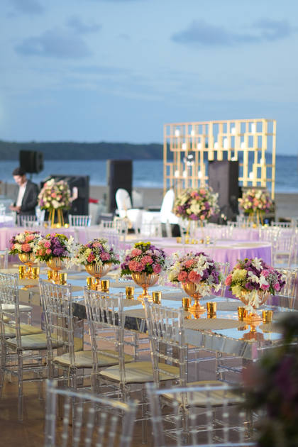 Tablescape and Floral detail — Reception decor — St. Regis